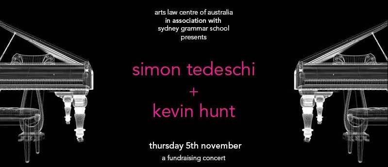 Simon Tedeschi + Kevin Hunt Fundraising Concert