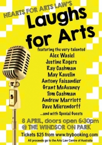 Hearts for Arts Law - Comedy Fundraiser Night!