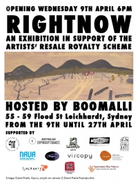 RIGHTNOW Campaign in support of the Artist’s Resale Royalty Scheme