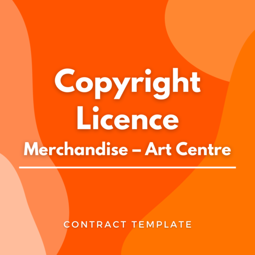 Copyright Licence Agreement – Merchandise – Art Centre - Image 1025