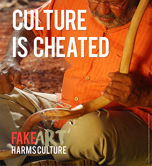 Culture is cheated. Fake Art Harms Culture.